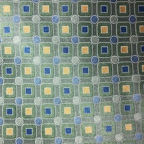 Stunning Light Green Blue Gold Silk Tie - Picture 5 of 6